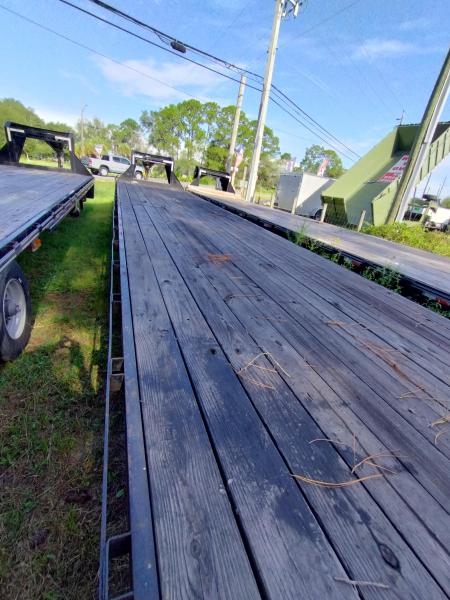 Used 2024 40 Ft. Gooseneck with 12,000 LB GVWR Equipment Trailer