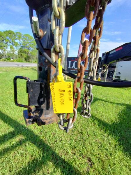 Used 2024 40 Ft. Gooseneck with 12,000 LB GVWR Equipment Trailer