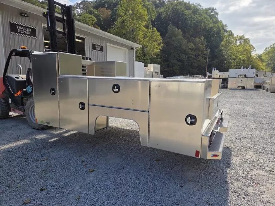 New Martin Truck Bodies Aluminum HFSB Service Body DRW 84" CA Cab and Chassis Tall Front Compartment SMOOTH APPEARANCE
