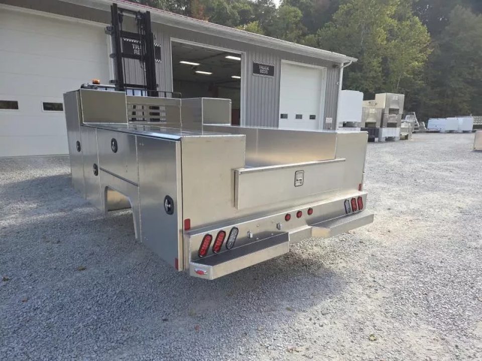 New Martin Truck Bodies Aluminum HFSB Service Body DRW 84" CA Cab and Chassis Tall Front Compartment SMOOTH APPEARANCE