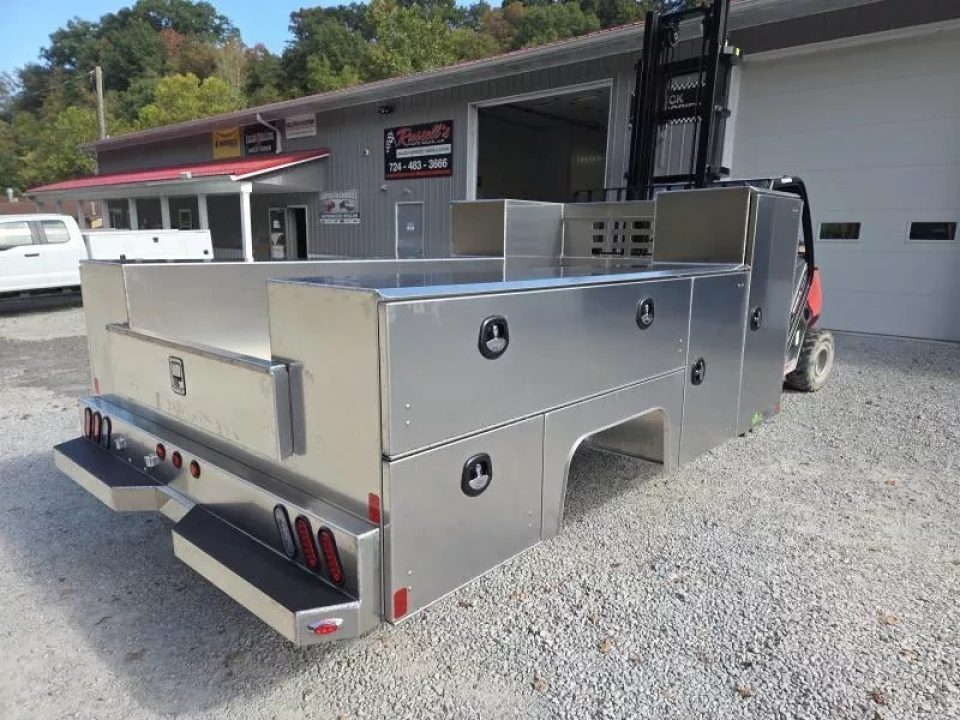New Martin Truck Bodies Aluminum HFSB Service Body DRW 84" CA Cab and Chassis Tall Front Compartment SMOOTH APPEARANCE