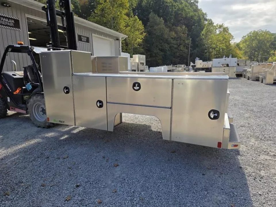 New Martin Truck Bodies Aluminum HFSB Service Body DRW 84" CA Cab and Chassis Tall Front Compartment SMOOTH APPEARANCE