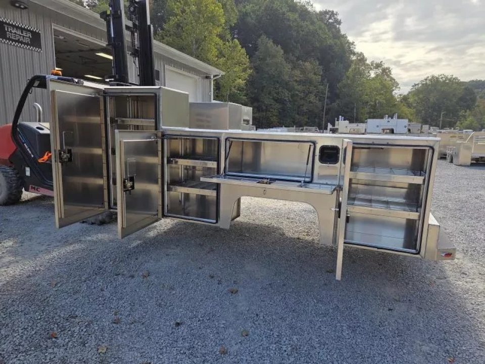 New Martin Truck Bodies Aluminum HFSB Service Body DRW 84" CA Cab and Chassis Tall Front Compartment SMOOTH APPEARANCE