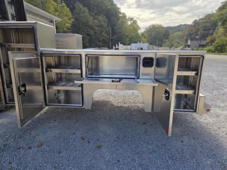 New Martin Truck Bodies Aluminum HFSB Service Body DRW 84" CA Cab and Chassis Tall Front Compartment SMOOTH APPEARANCE