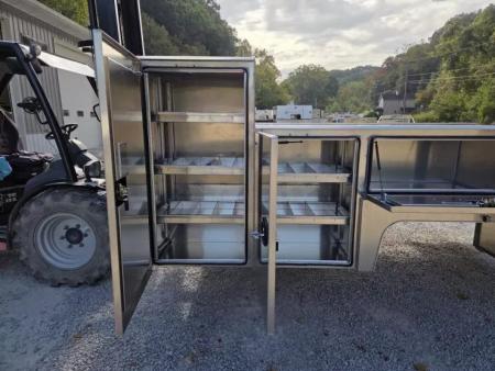 New Martin Truck Bodies Aluminum HFSB Service Body DRW 84" CA Cab and Chassis Tall Front Compartment SMOOTH APPEARANCE