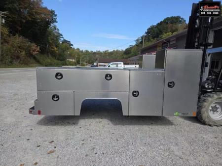 New Martin Truck Bodies Aluminum HFSB Service Body DRW 84" CA Cab and Chassis Tall Front Compartment SMOOTH APPEARANCE