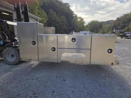 New Martin Truck Bodies Aluminum HFSB Service Body DRW 84" CA Cab and Chassis Tall Front Compartment SMOOTH APPEARANCE