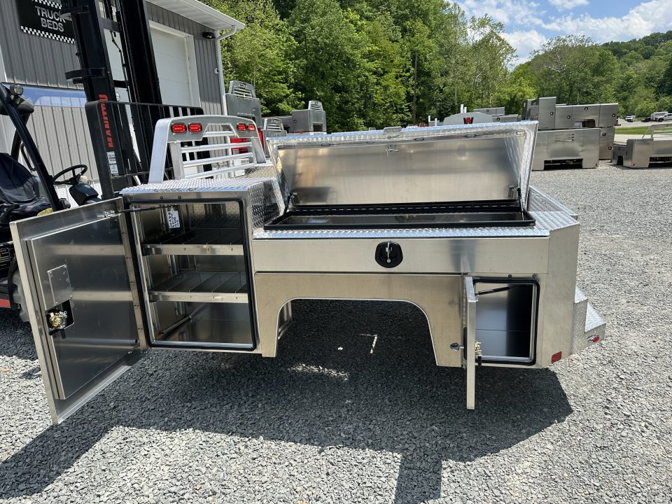 New 2026 Martin Truck Bodies Aluminum Gooseneck Service Body DRW 8' Diamond Tread Gooseneck Bodies
