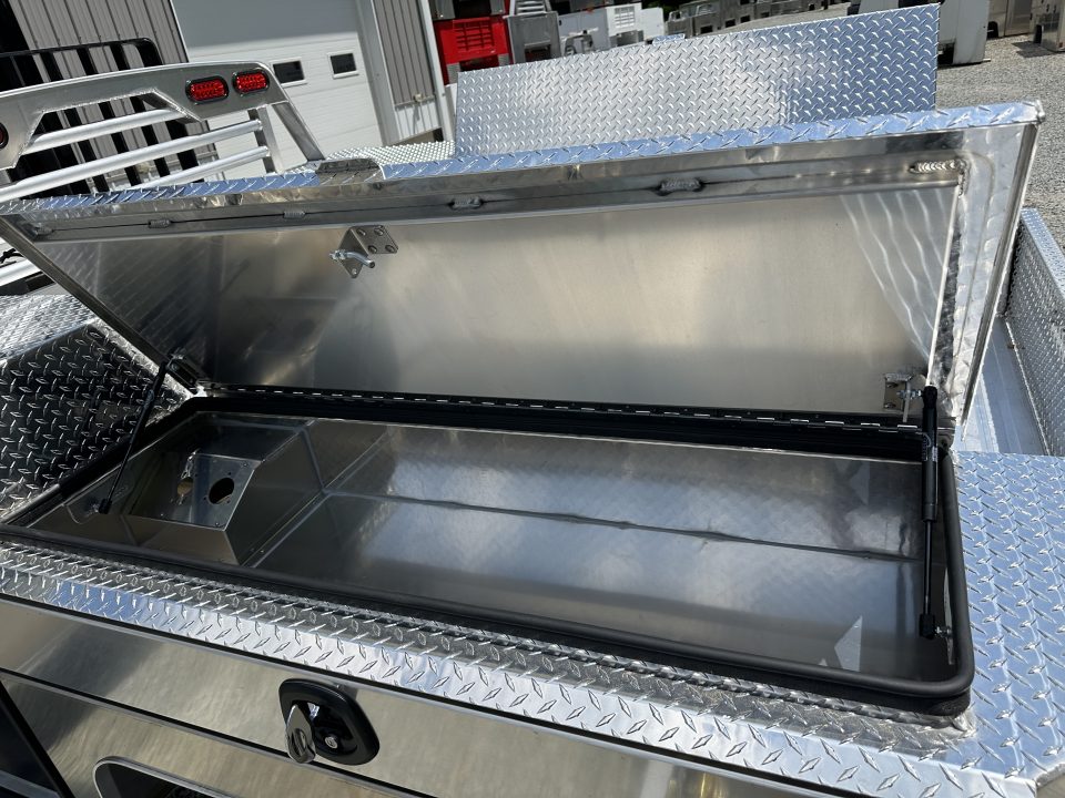 New 2026 Martin Truck Bodies Aluminum Gooseneck Service Body DRW 8' Diamond Tread Gooseneck Bodies