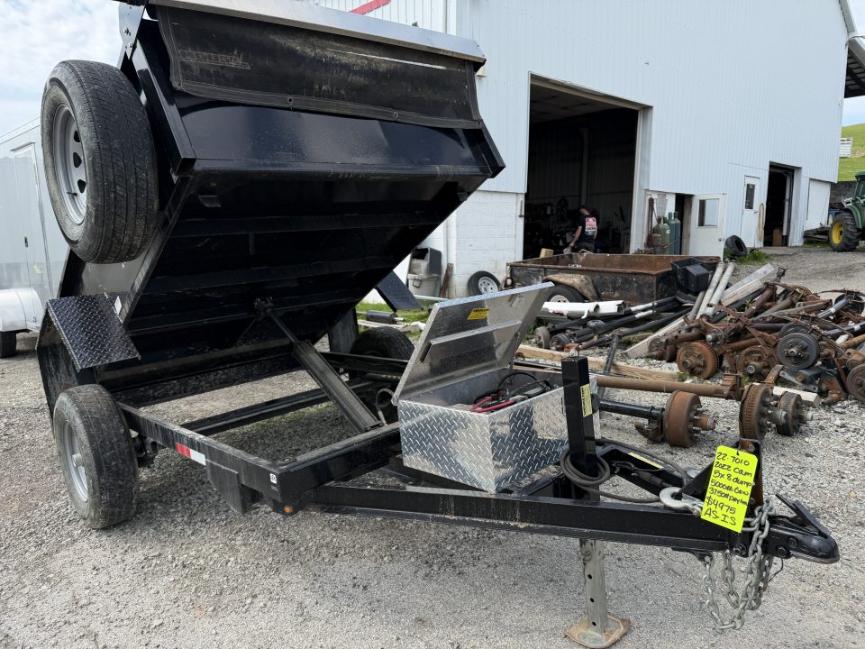 Used 2022 CAM "Advantage" 5x8 Lo Pro Dump Trailer