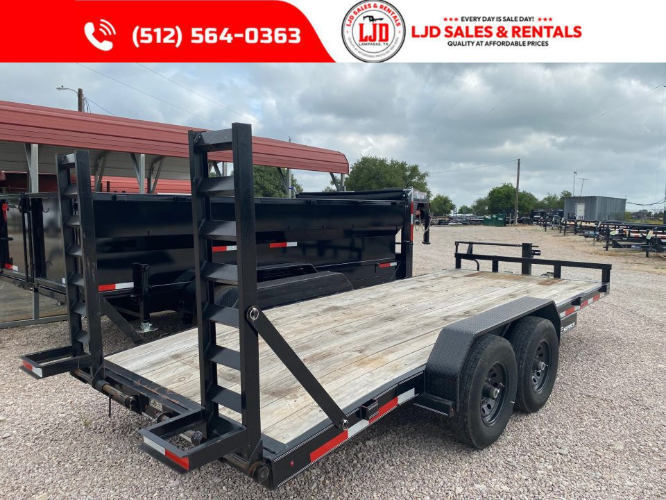 Used 2024 Texline - 83X18 - 14K GVWR - Dove Tail - Equipment Trailer