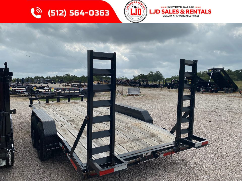 Used 2024 Texline - 83X18 - 14K GVWR - Dove Tail - Equipment Trailer