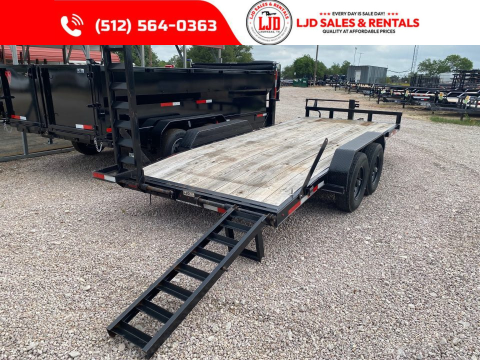 Used 2024 Texline - 83X18 - 14K GVWR - Dove Tail - Equipment Trailer