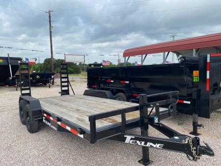 Used 2024 Texline - 83X18 - 14K GVWR - Dove Tail - Equipment Trailer