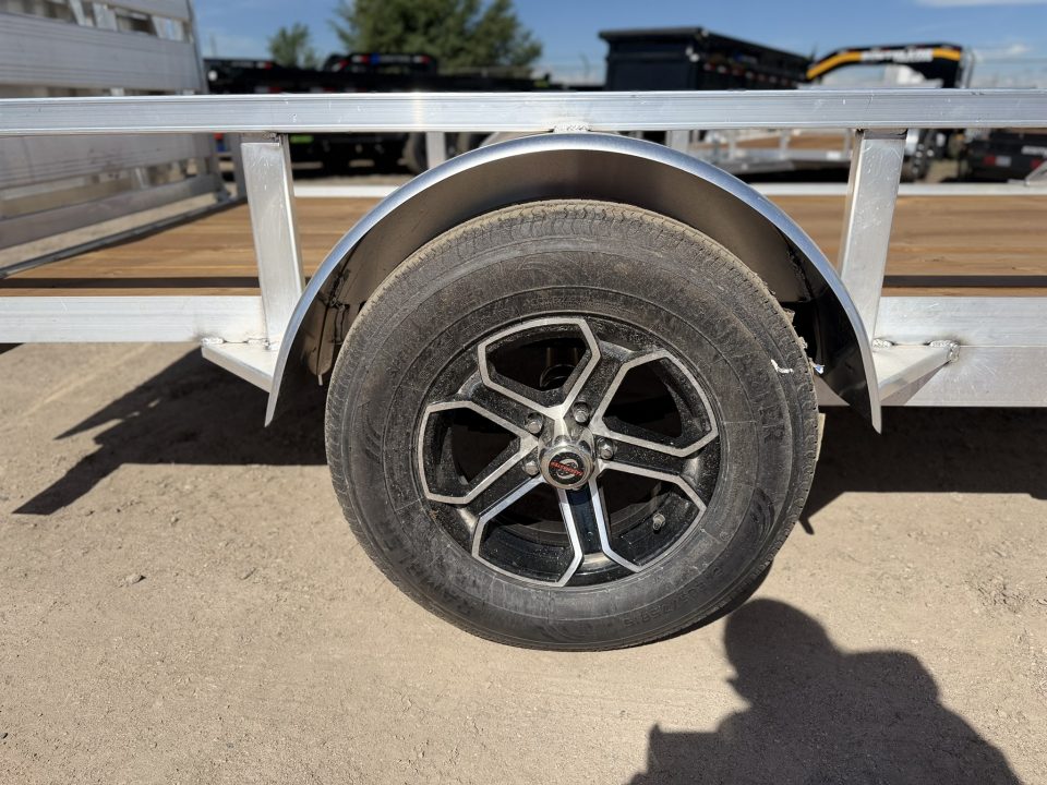 New 2026 Load Trail 5.5-10 Aluminum Ramp Gate Utility W/ Bi-Fold Gate 3K GVWR