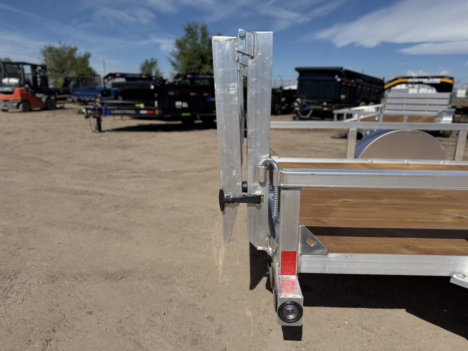 New 2026 Load Trail 5.5-10 Aluminum Ramp Gate Utility W/ Bi-Fold Gate 3K GVWR