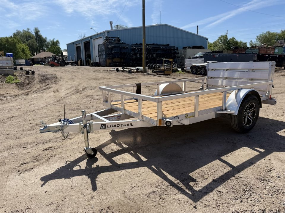 New 2026 Load Trail 5.5-10 Aluminum Ramp Gate Utility W/ Bi-Fold Gate 3K GVWR