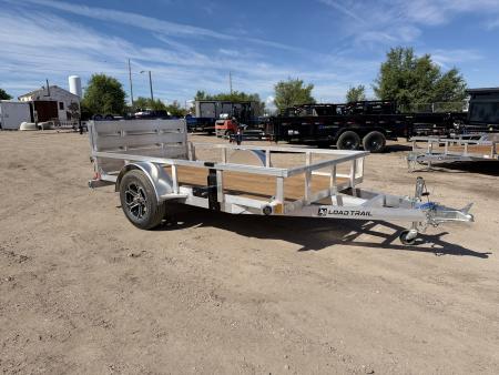 New 2026 Load Trail 5.5-10 Aluminum Ramp Gate Utility W/ Bi-Fold Gate 3K GVWR
