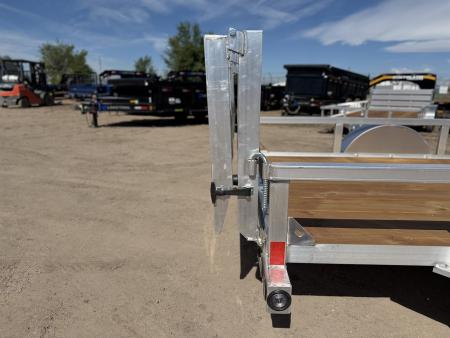 New 2026 Load Trail 5.5-10 Aluminum Ramp Gate Utility W/ Bi-Fold Gate 3K GVWR