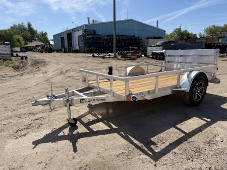 New 2026 Load Trail 5.5-10 Aluminum Ramp Gate Utility W/ Bi-Fold Gate 3K GVWR