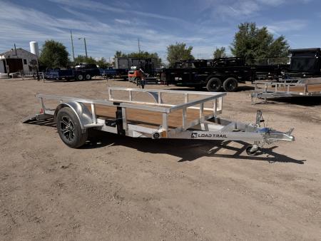 New 2026 Load Trail 5.5-10 Aluminum Ramp Gate Utility W/ Bi-Fold Gate 3K GVWR
