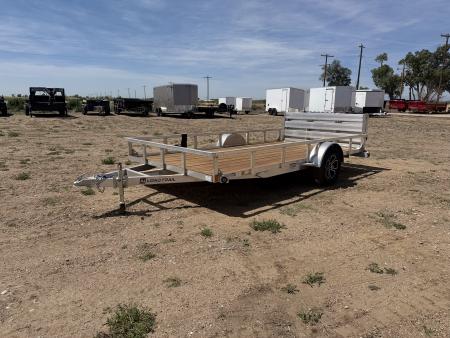 New 2026 Load Trail 7-14 Aluminum Ramp Gate Utility W/ Bi-Fold Gate 3K GVWR
