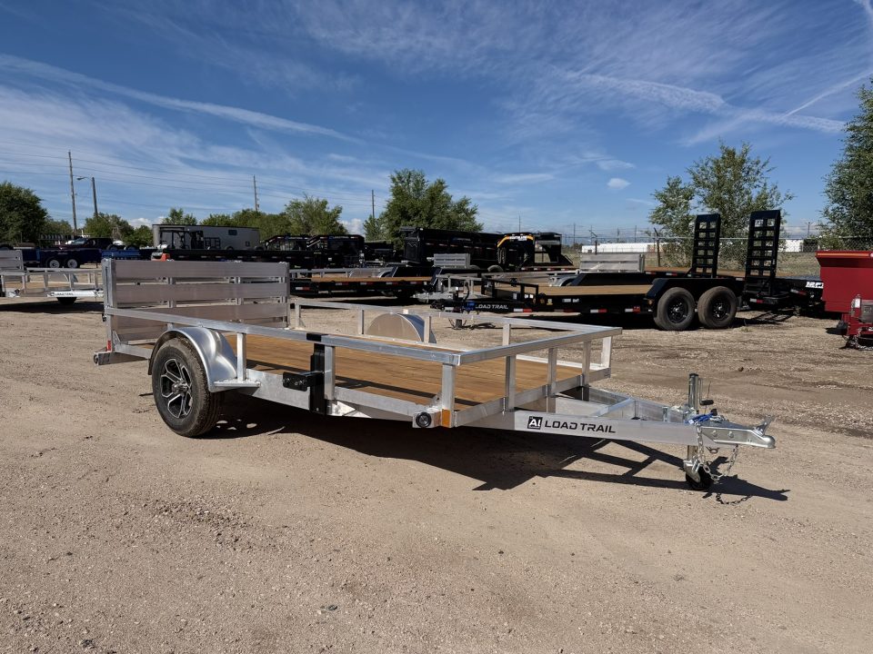 New 2026 Load Trail 6.5-12 Aluminum Ramp Gate Utility W/ Bi-Fold Gate 3K GVWR