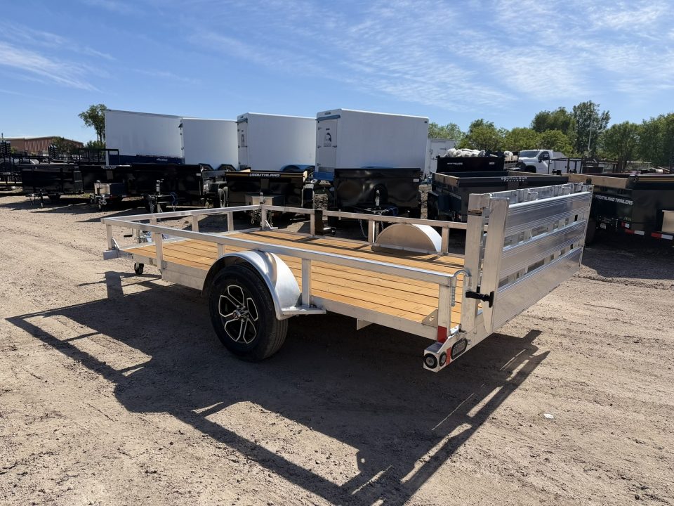New 2026 Load Trail 6.5-12 Aluminum Ramp Gate Utility W/ Bi-Fold Gate 3K GVWR
