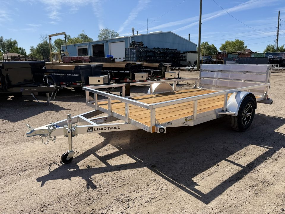 New 2026 Load Trail 6.5-12 Aluminum Ramp Gate Utility W/ Bi-Fold Gate 3K GVWR
