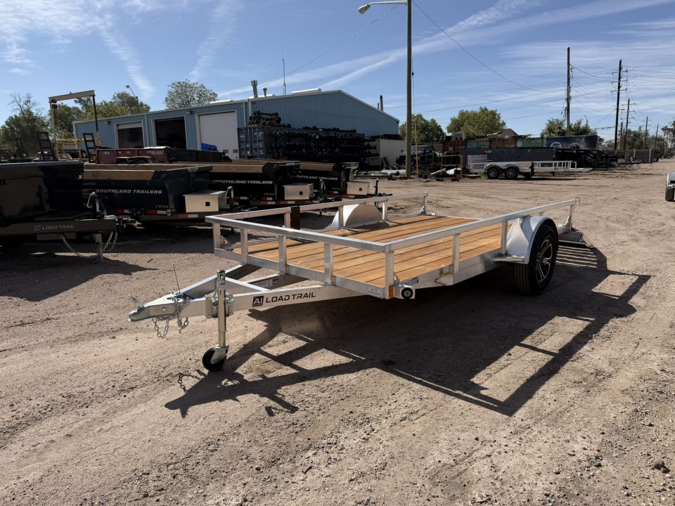 New 2026 Load Trail 6.5-12 Aluminum Ramp Gate Utility W/ Bi-Fold Gate 3K GVWR