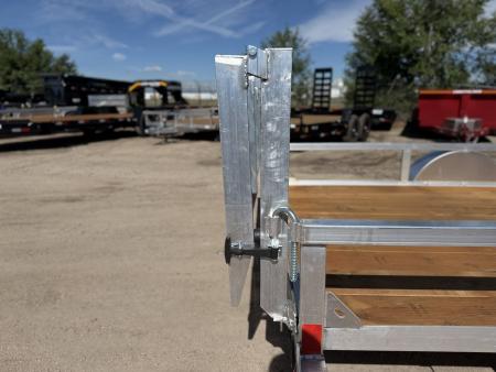 New 2026 Load Trail 6.5-12 Aluminum Ramp Gate Utility W/ Bi-Fold Gate 3K GVWR