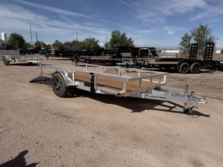 New 2026 Load Trail 6.5-12 Aluminum Ramp Gate Utility W/ Bi-Fold Gate 3K GVWR
