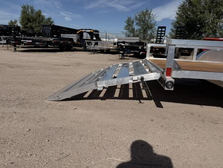 New 2026 Load Trail 6.5-12 Aluminum Ramp Gate Utility W/ Bi-Fold Gate 3K GVWR