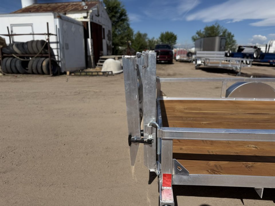 New 2026 Load Trail 6.5-12 Aluminum Ramp Gate Utility W/ Bi-Fold Gate 3K GVWR