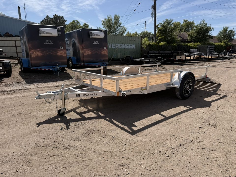 New 2026 Load Trail 6.5-12 Aluminum Ramp Gate Utility W/ Bi-Fold Gate 3K GVWR