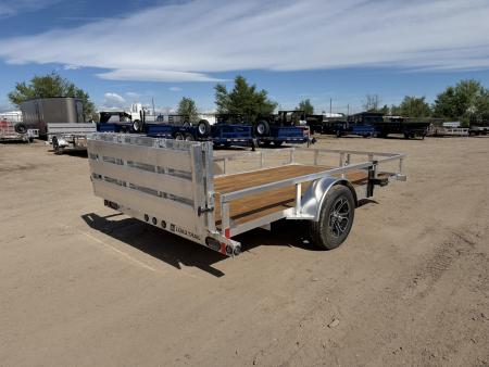 New 2026 Load Trail 6.5-12 Aluminum Ramp Gate Utility W/ Bi-Fold Gate 3K GVWR