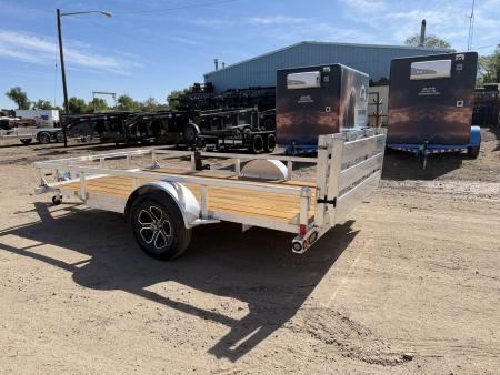 New 2026 Load Trail 6.5-12 Aluminum Ramp Gate Utility W/ Bi-Fold Gate 3K GVWR