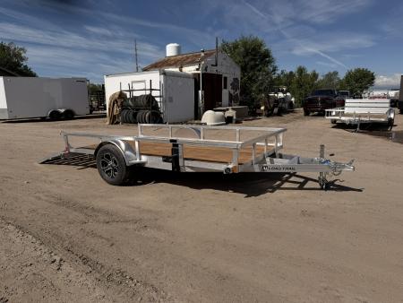 New 2026 Load Trail 6.5-12 Aluminum Ramp Gate Utility W/ Bi-Fold Gate 3K GVWR