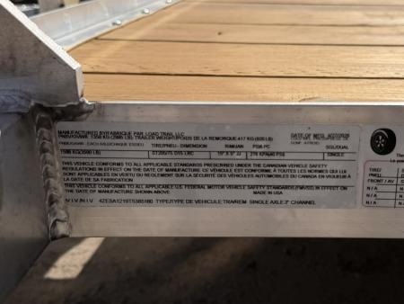 New 2026 Load Trail 6.5-12 Aluminum Ramp Gate Utility W/ Bi-Fold Gate 3K GVWR