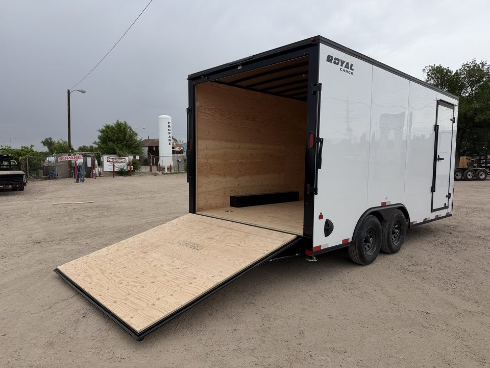 New 2026 Royal Cargo Trailers 8-16-1.5V Enclosed W/ Black Out Package 10K GVWR