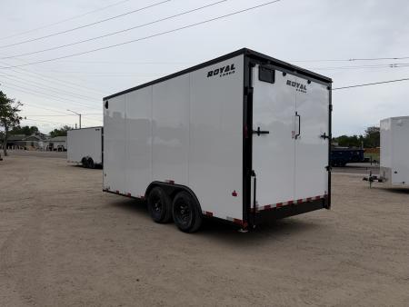 New 2026 Royal Cargo Trailers 8-16-1.5V Enclosed W/ Black Out Package 10K GVWR