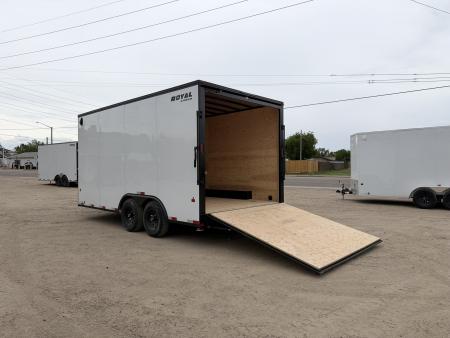 New 2026 Royal Cargo Trailers 8-16-1.5V Enclosed W/ Black Out Package 10K GVWR