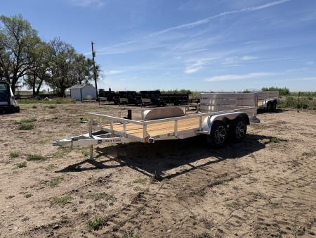 New 2026 Load Trail 7-14 Tandem Axle Aluminum Ramp Gate Utility W/ Bi-Fold Gate 7K GVWR