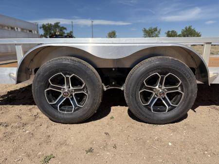 New 2026 Load Trail 7-14 Tandem Axle Aluminum Ramp Gate Utility W/ Bi-Fold Gate 7K GVWR