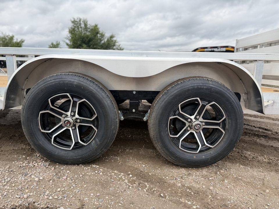 New 2026 Load Trail 7-14 Tandem Axle Aluminum Ramp Gate Utility W/ Bi-Fold Gate 7K GVWR