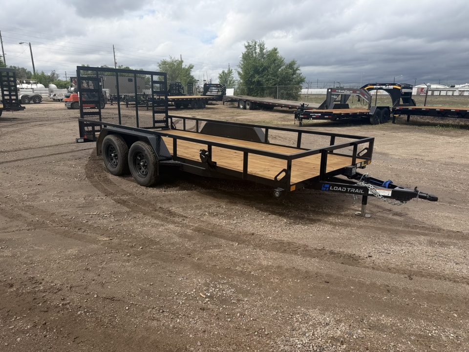 New 2026 Load Trail 7-16 Tandem Axle Ramp Gate Utility 7K GVWR