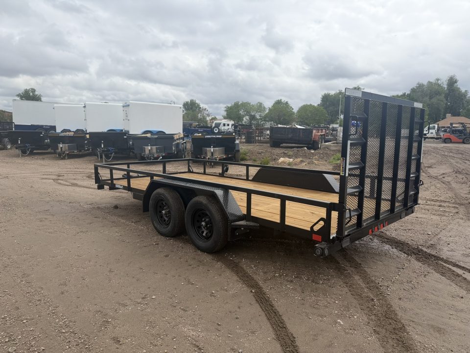 New 2026 Load Trail 7-16 Tandem Axle Ramp Gate Utility 7K GVWR