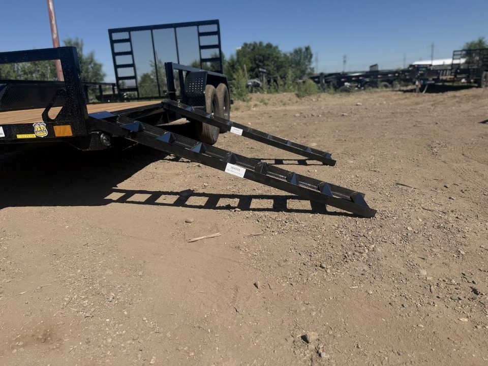New 2026 Load Trail 7-16 Tandem Axle Ramp Gate Utility W/ ATV Ramps 7K GVWR