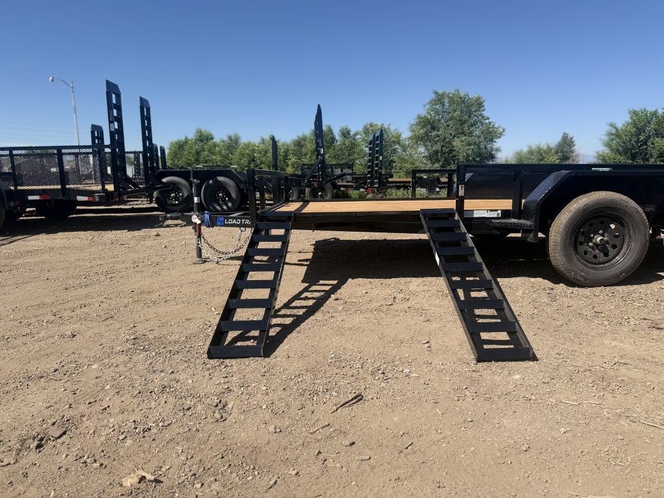 New 2026 Load Trail 7-16 Tandem Axle Ramp Gate Utility W/ ATV Ramps 7K GVWR