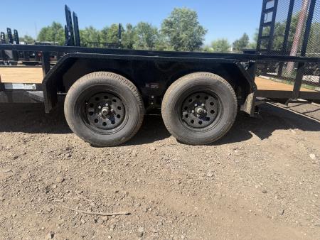 New 2026 Load Trail 7-16 Tandem Axle Ramp Gate Utility W/ ATV Ramps 7K GVWR